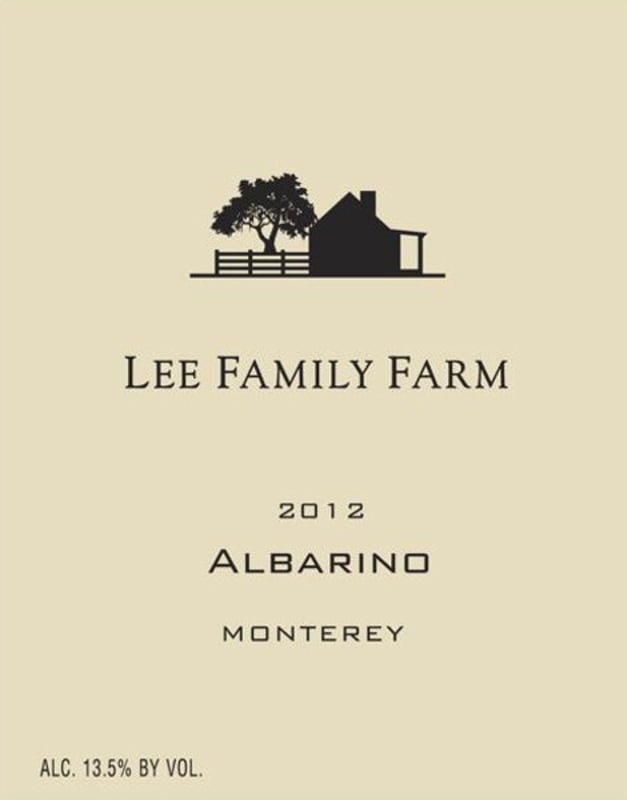 Morgan Lee Family Farm Albarino 2012 Front Label