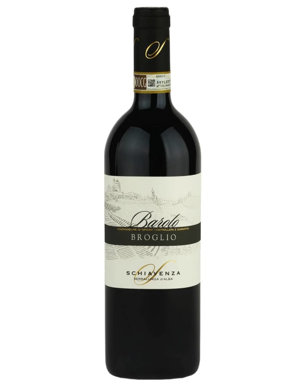 Schiavenza Barolo Broglio 2020 Front Bottle Shot