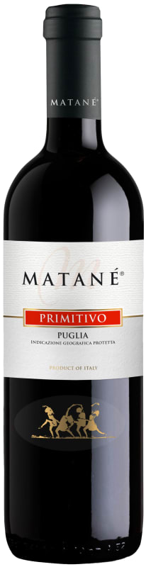 Matane Puglia Primitivo 2015 Front Bottle Shot