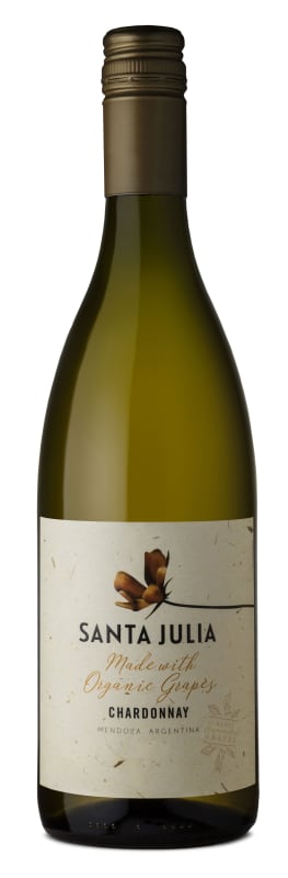 Santa Julia Organic Chardonnay 2019 Front Bottle Shot