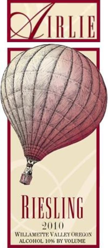 Airlie Riesling 2010 Front Label