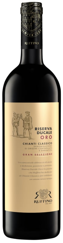 Ruffino Riserva Ducale Oro Chianti Classico Gran Selezione 2019 Front Bottle Shot