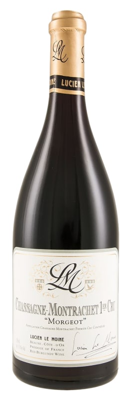 Lucien Le Moine Chassagne-Montrachet Morgeot Premier Cru Rouge 2022 Front Bottle Shot