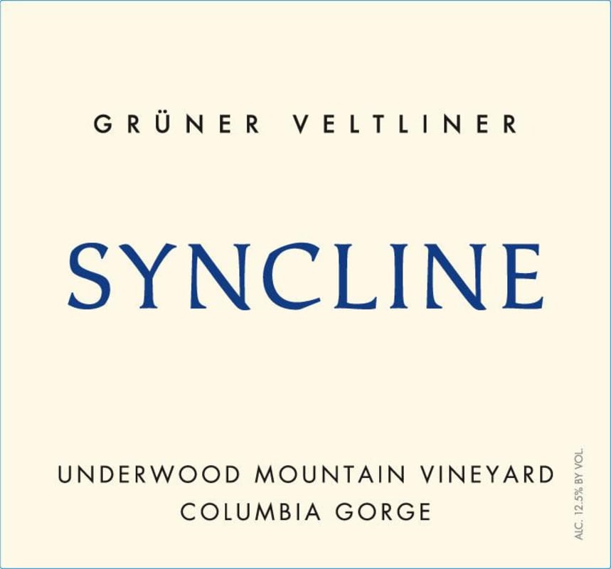 Syncline Underwood Mountain Vineyard Gruner Veltliner 2010 Front Label
