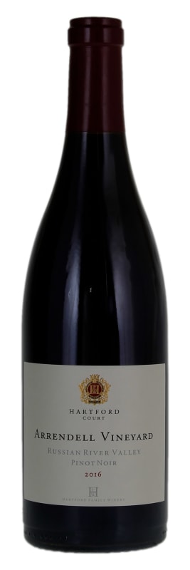 Hartford Court Arrendell Vineyard Pinot Noir 2016 Front Bottle Shot