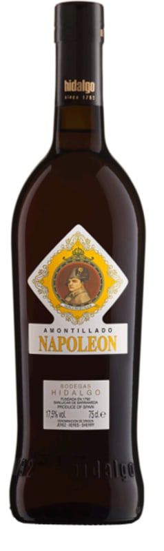 Hidalgo Napoleon Amontillado Sherry Front Bottle Shot