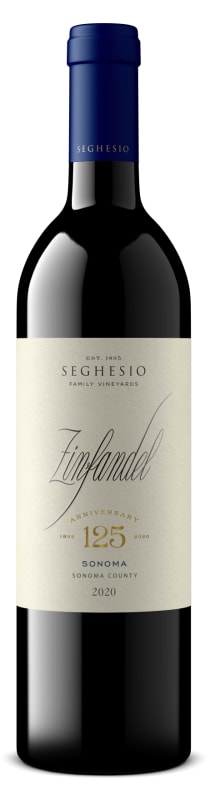 Seghesio Sonoma Zinfandel 2020 Front Bottle Shot