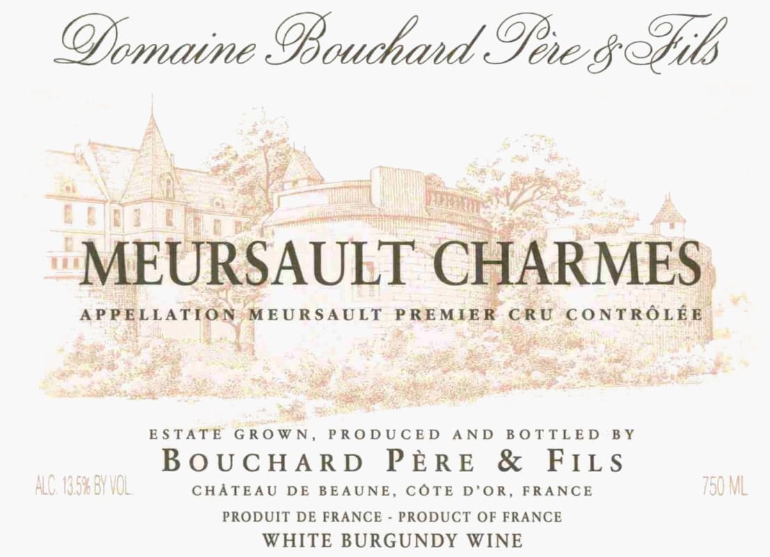 Bouchard Pere & Fils Meursault Charmes Premier Cru 2013 Front Label