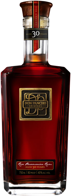 Don Pancho 30 Year Rum Front Bottle Shot