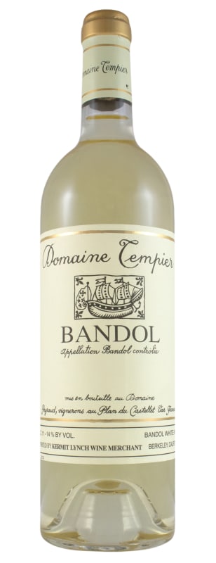 Domaine Tempier Bandol Blanc 2022 Front Bottle Shot