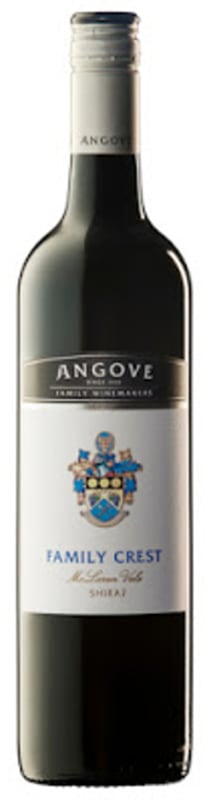 Angove Family Winemakers Family Crest Shiraz 2015 Front Bottle Shot