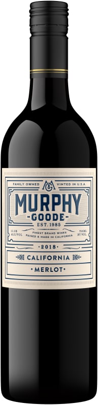 Murphy-Goode California Merlot 2018 Front Bottle Shot