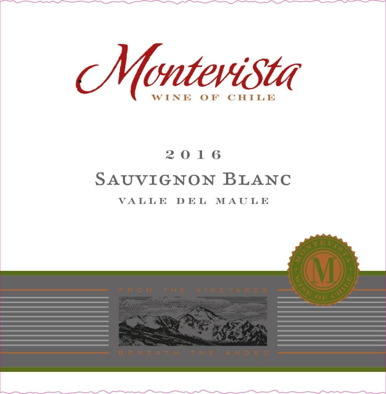 Emiliana Montevista Sauvignon Blanc 2016 Front Label