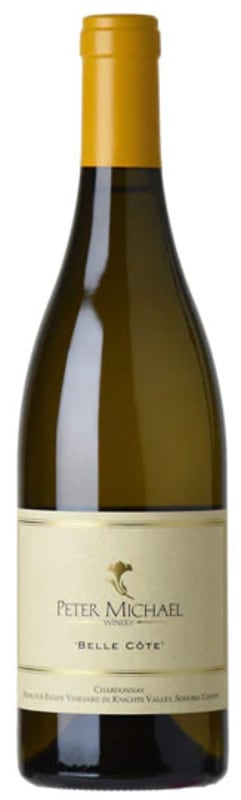Peter Michael Belle Cote Chardonnay (scuffed label) 2015 Front Bottle Shot