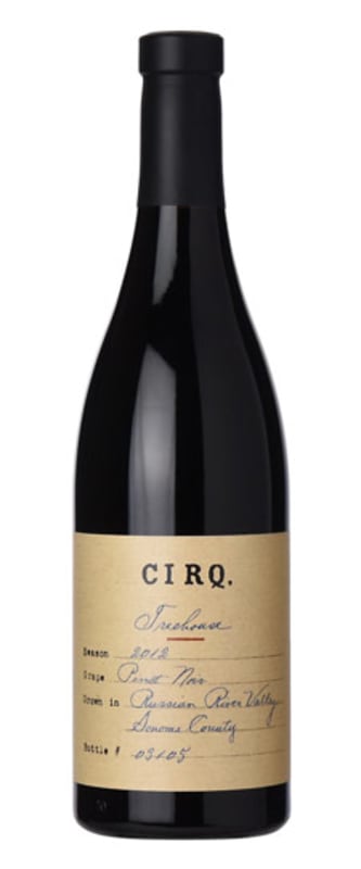 Cirq Treehouse Pinot Noir 2012 Front Bottle Shot