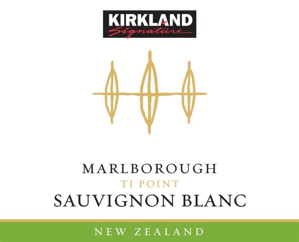 Kirkland Signature Marlborough Ti Point Sauvignon Blanc 2020 Front Label