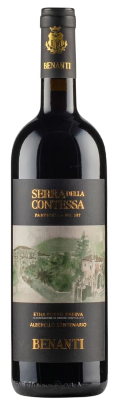 Benanti Serra Della Contessa Etna Rosso Riserva 2017 Front Bottle Shot