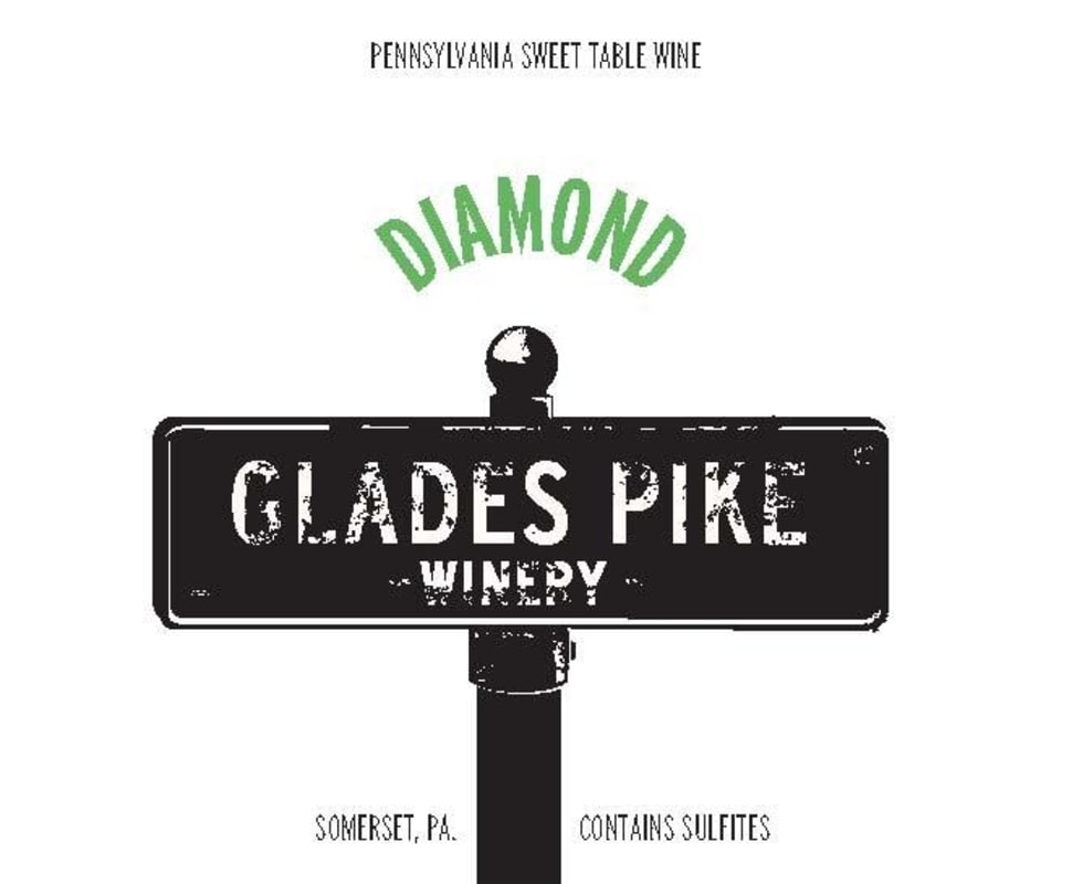 Glades Pike Winery Sweet Diamond Front Label