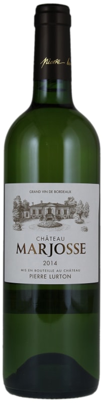 Chateau Marjosse Blanc 2014 Front Bottle Shot