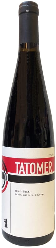 Tatomer Santa Barbara County Pinot Noir 2016 Front Bottle Shot
