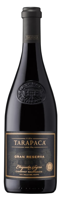 Vina Tarapaca Gran Reserva Etiqueta Negra Cabernet Sauvignon 2017 Front Bottle Shot