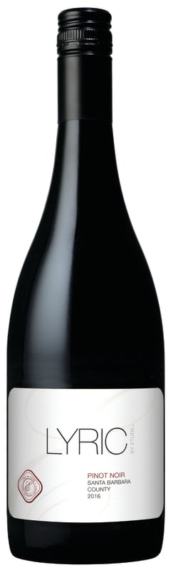 Lyric Pinot Noir 2016 Front Bottle Shot