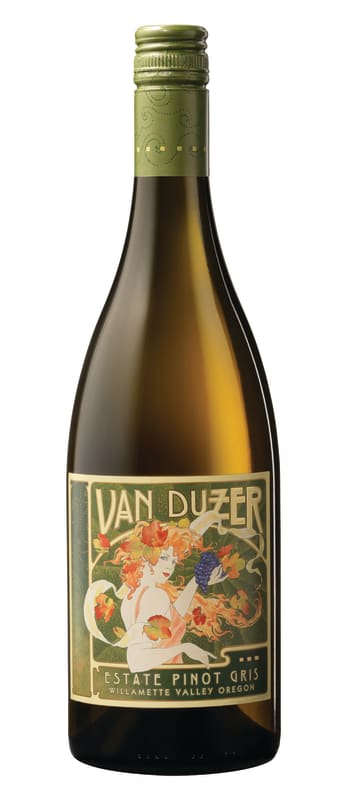 Van Duzer Pinot Gris 2022 Front Bottle Shot