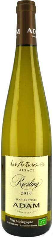 Jean-Baptiste Adam Les Natures Riesling 2016 Front Bottle Shot