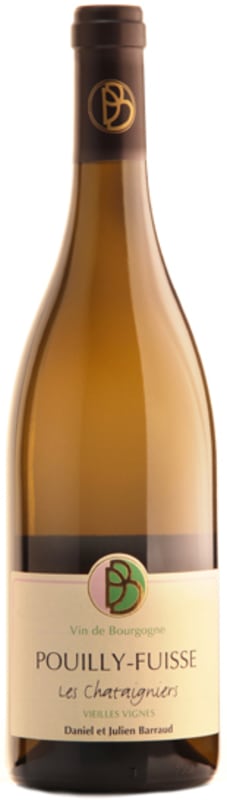 Daniel & Julien Barraud Pouilly-Fuisse Les Chataigniers 2017 Front Bottle Shot