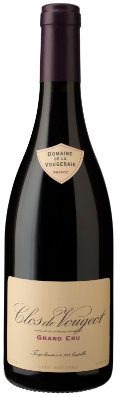 Domaine de la Vougeraie Clos de Vougeot Grand Cru 2014 Front Bottle Shot