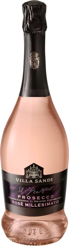 Villa Sandi Il Fresco Prosecco Rose Millesimato 2022 Front Bottle Shot