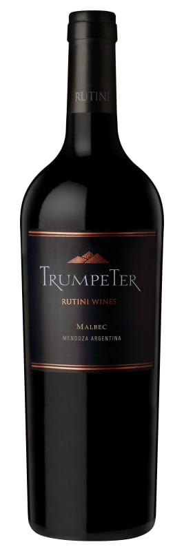 Rutini Trumpeter Malbec 2019 Front Bottle Shot