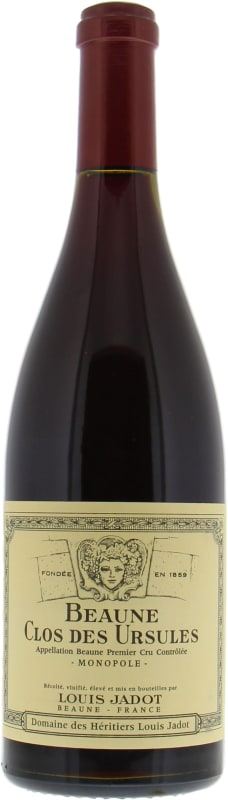 Louis Jadot Beaune Clos des Ursules Premier Cru Monopole Domaine des Heritiers 2018 Front Bottle Shot