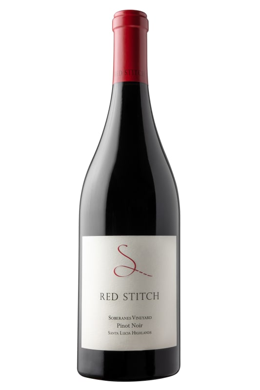 Red Stitch Wine Soberanes Vineyard Pinot Noir 2018 Front Bottle Shot