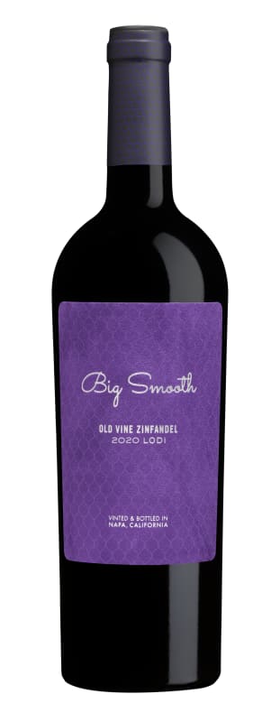 Big Smooth Old Vine Zinfandel 2020 Front Bottle Shot