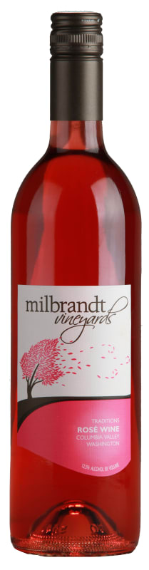 Milbrandt Traditions Rose 2018 Front Bottle Shot