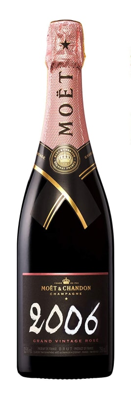 Moet & Chandon Grand Vintage Brut Rose 2006 Front Bottle Shot