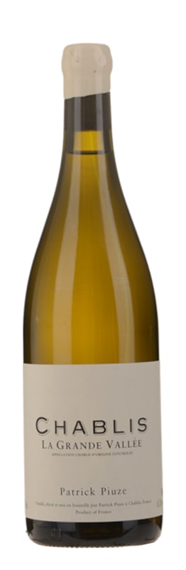 Patrick Piuze Chablis La Grande Vallee 2018 Front Bottle Shot