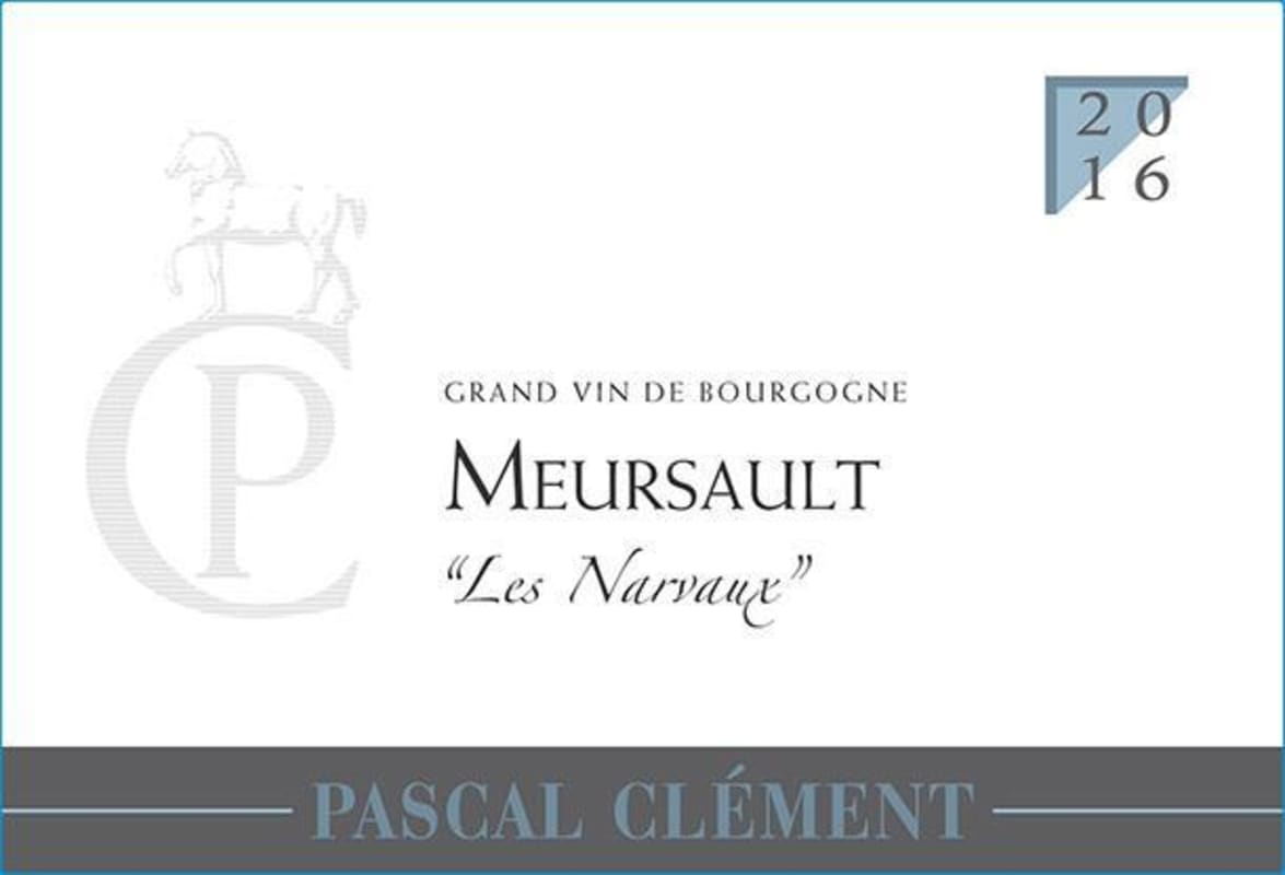 Maison Pascal Clement Meursault Les Narvaux 2016 Front Label