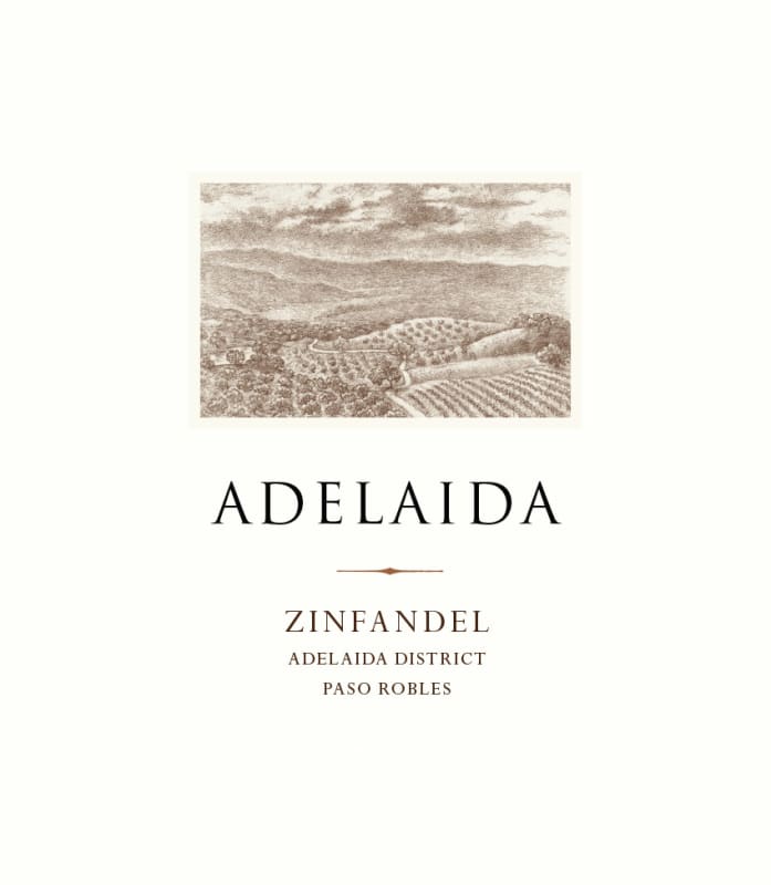 Adelaida Zinfandel 2015 Front Label