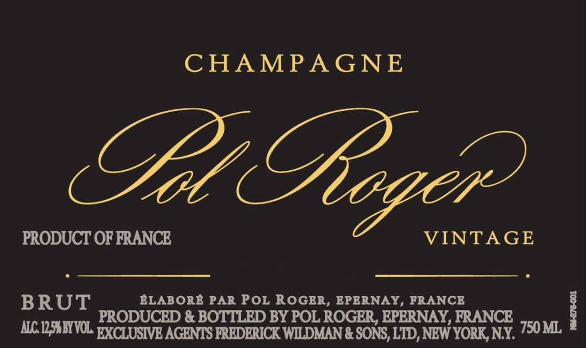 Pol Roger Vintage Brut (1.5 Liter Magnum) 2015 Front Label