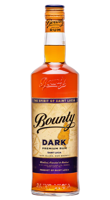 Bounty Premium Dark Rum Front Bottle Shot