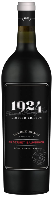 1924 Double Black Cabernet Sauvignon 2019 Front Bottle Shot