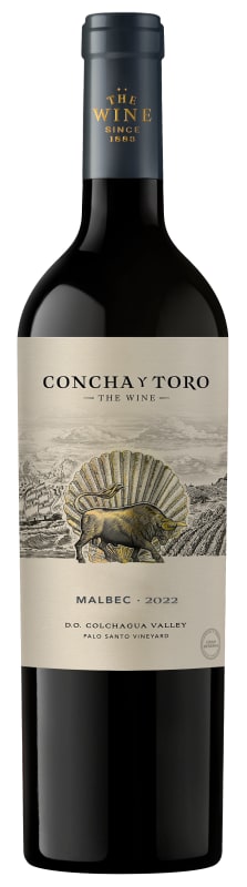 Concha y Toro The Wine Malbec 2022 Front Bottle Shot