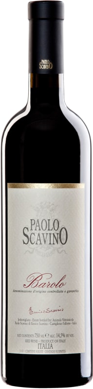 Paolo Scavino Barolo (375ML half-bottle) 2016 Front Bottle Shot