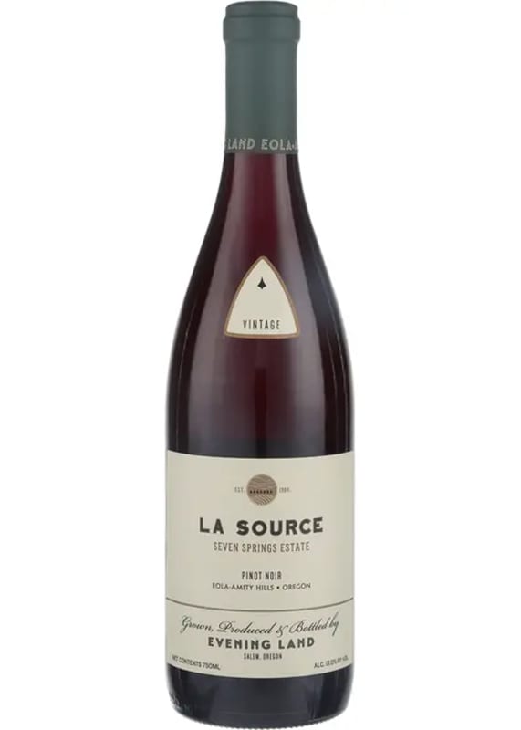 Evening Land Seven Springs Vineyard La Source Pinot Noir 2019 Front Bottle Shot