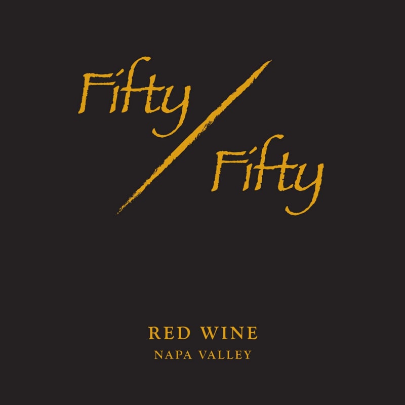 Peju Winery Fifty Fifty Red 2013 Front Label