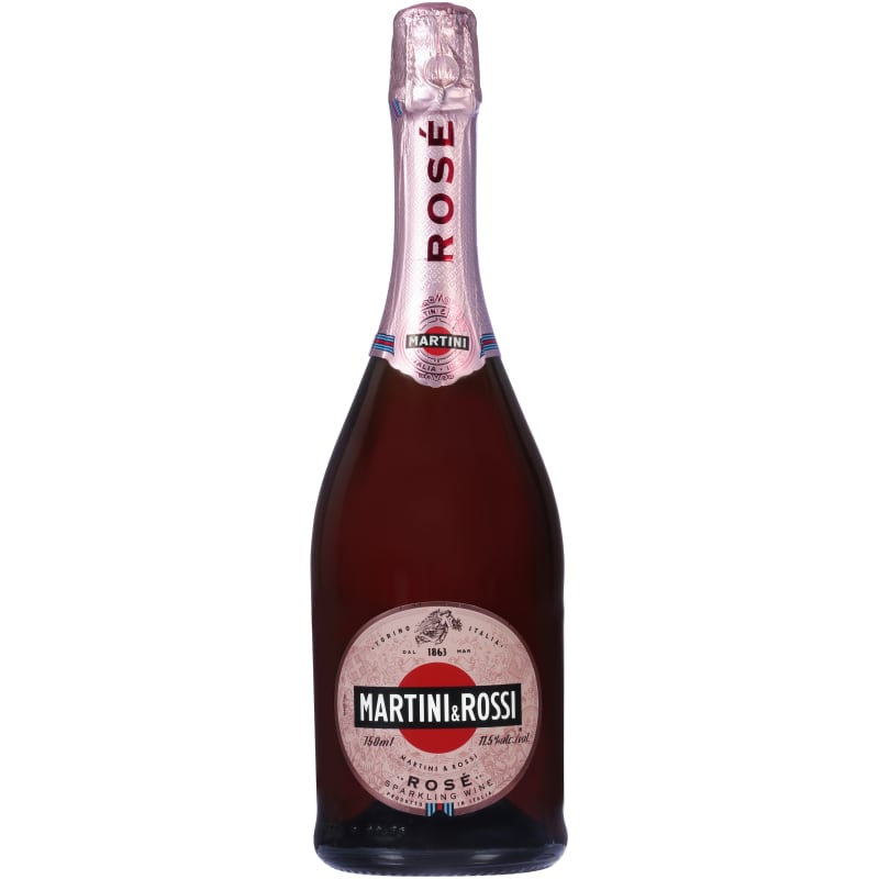 Martini & Rossi Sparkling Rose Front Bottle Shot