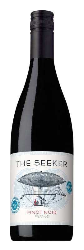 The Seeker Pinot Noir 2017 Front Bottle Shot