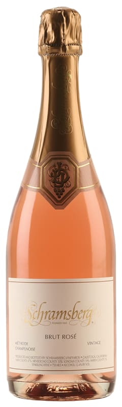 Schramsberg Brut Rose 2022 Front Bottle Shot